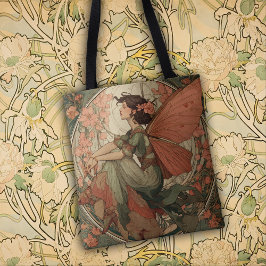 Fairy i Art nouveau stil Tygkasse