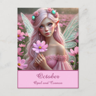 Fairy i Cosmos Vykort