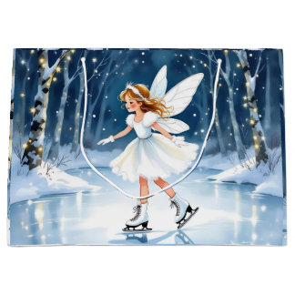 Fairy Ice Skating in and Enchanted Forest