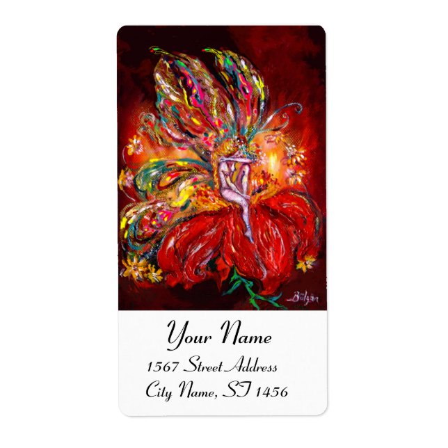 FAIRY IN RED FRAKTSEDEL (Framsidan)