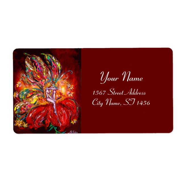 FAIRY IN RED FRAKTSEDEL (Framsidan)