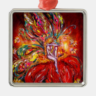 FAIRY IN RED JULGRANSPRYDNAD METALL