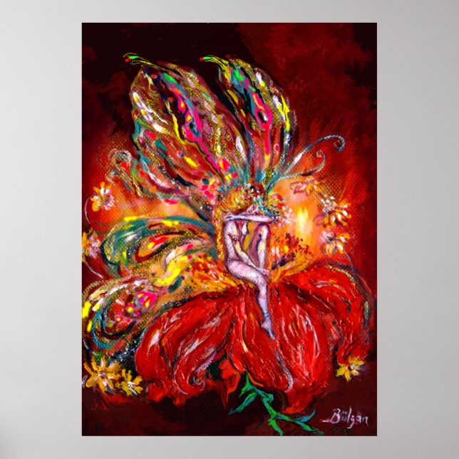 FAIRY IN RED POSTER (Framsidan)