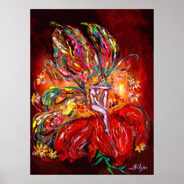 FAIRY IN RED POSTER (Framsidan)