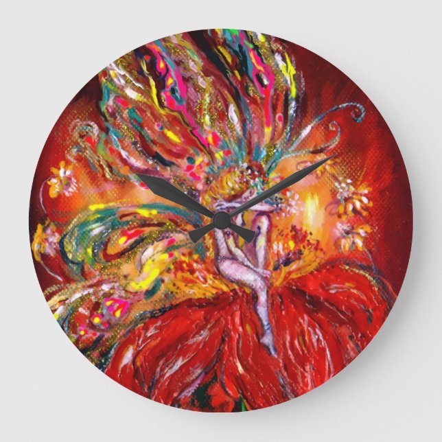 FAIRY IN RED STOR KLOCKA (Framsida)