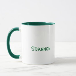 Fairy Irish Girl Custom Name St. Patrick's Day Mugg