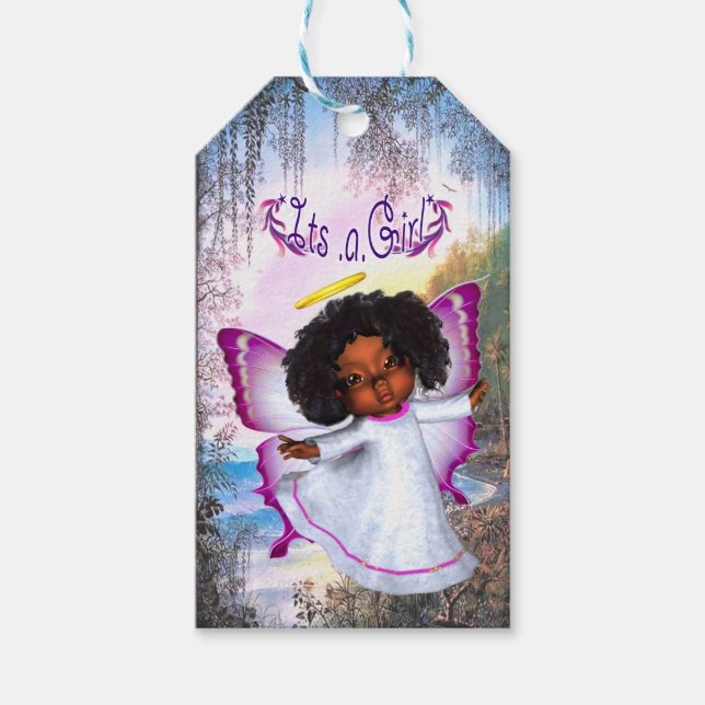 Fairy Kingdom Fairy Butterfly Flicka Presentetikett (Framsidan)
