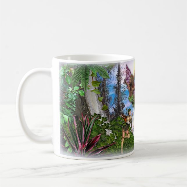 Fairy Kingdom Flamless Candle Kaffemugg (Vänster)