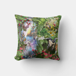 Fairy Kingdom forest dreamland fantasi Kudde