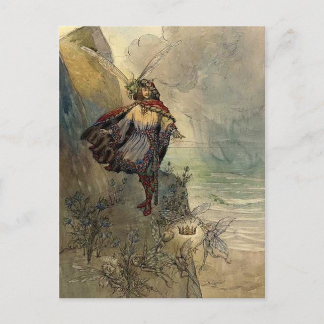 "Fairy Kung" Vykort (Framsida)