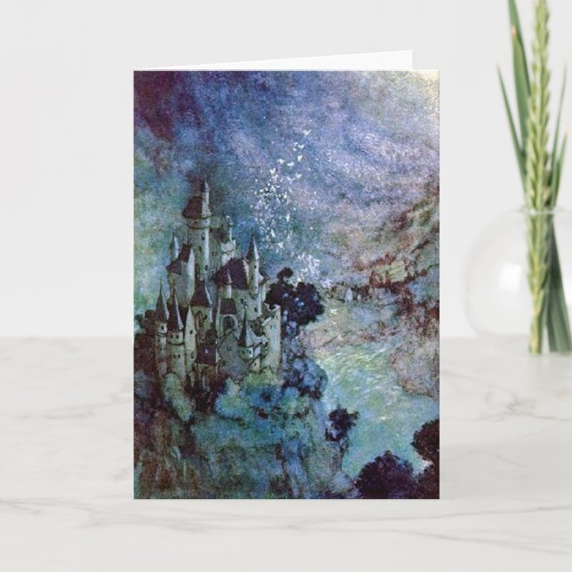 Fairy Land Edmund Dulac Fine Art Card Kort (Framsida)