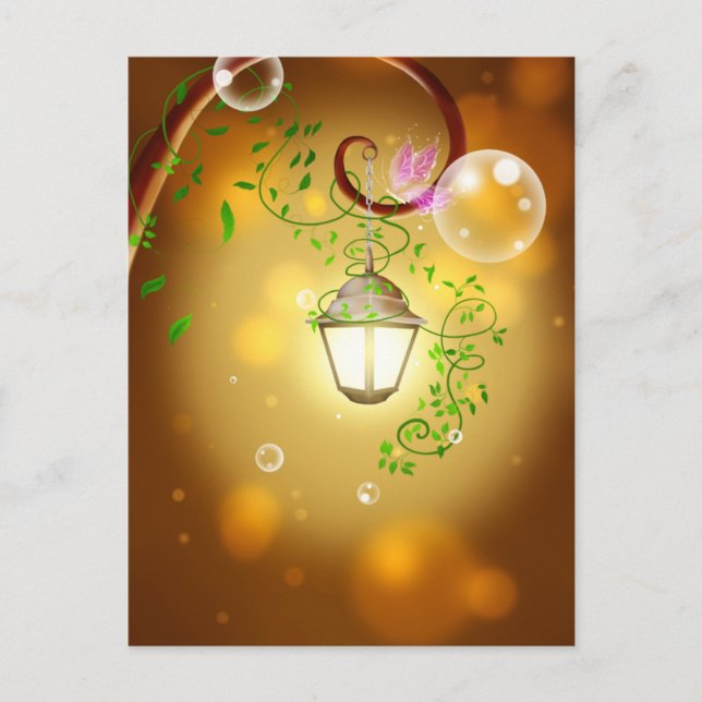 Fairy Lantern Vykort (Framsida)
