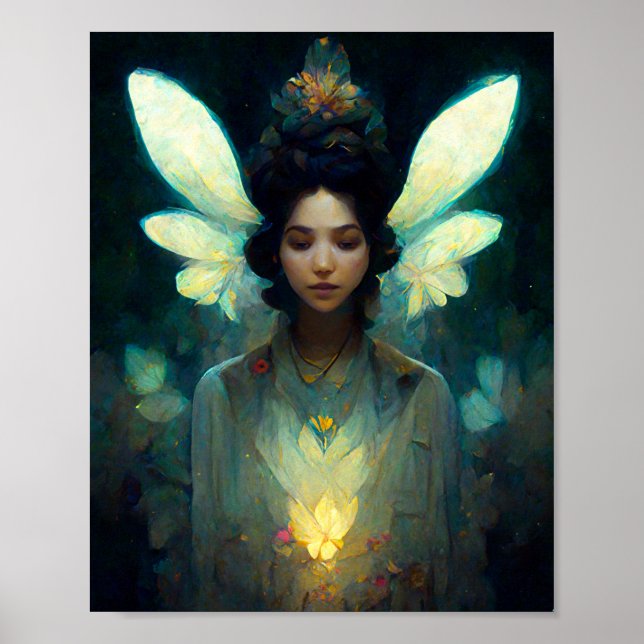 Fairy Light Fantasy Art Poster (Framsidan)