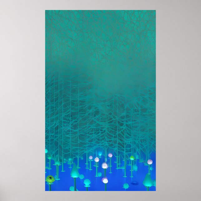 Fairy Light in Woodlands Bright Poster (Framsidan)