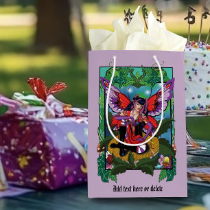 Fairy Lila Red Mushroom Gothic