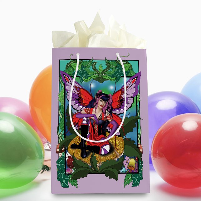 Fairy Lila Red Mushroom Gothic (Skapare uppladdad)