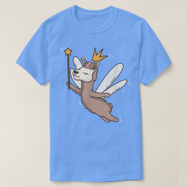 Fairy Llama Wildlife Mystical Animal Llama Fairy L T Shirt (Design framsida)