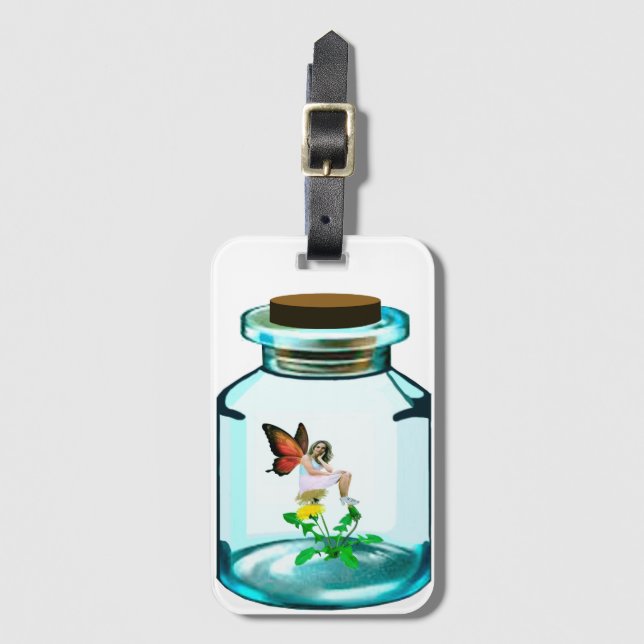 Fairy Luggage Tag-nummer Bagagebricka (Framsida vertikal)