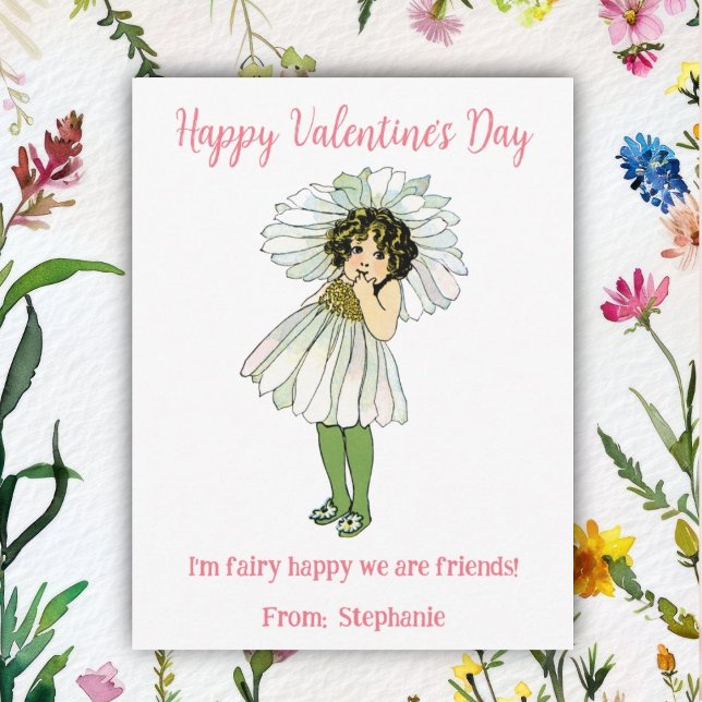 Fairy Lycklig Vi är vänner Kids Valentines day (Skapare uppladdad)