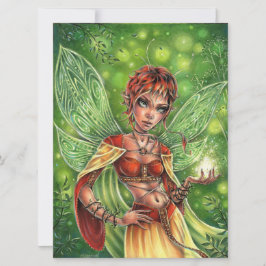 Fairy Magassique Forest Vingar Female Art Card