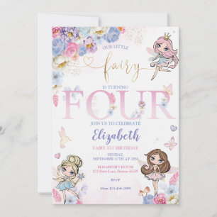 Fairy Magic Birthday Inbjudningar