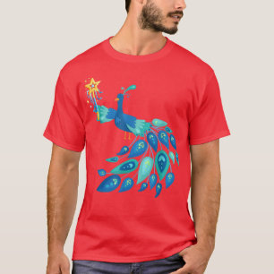 Fairy Magic Peacock Funny Cute Birds Kärlek T Shirt