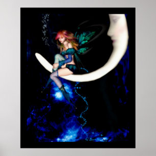 Fairy Måne Poster