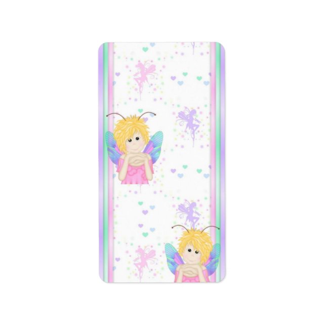 Fairy Miniature Candy pub-emballage Adressetikett (Framsidan)