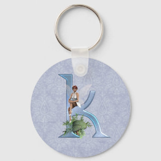 Fairy Monogram K Nyckelring