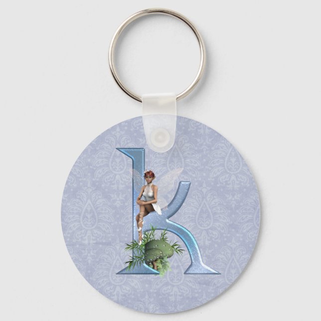 Fairy Monogram K Nyckelring (Framsida)