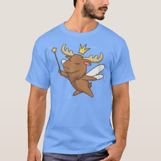 Fairy Moose Elk Mystical Forest Moose Fairy Älskar T Shirt