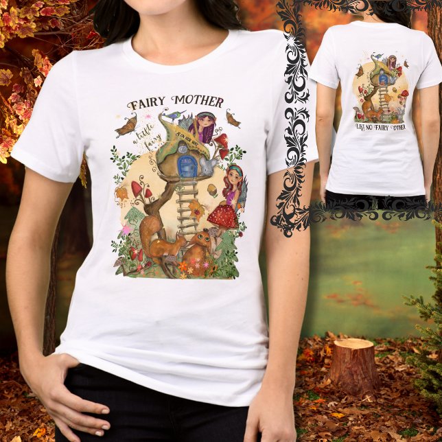 Fairy Mor Enchanted Autumn Baby Shower T Shirt (Fairy Mother Enchanted Autumn Baby Shower Tri-Blend Shirt)
