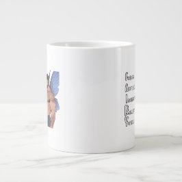 FAIRY, Muscular Male Fairy Acrostic Mugg Jumbo Mugg