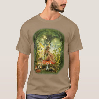Fairy Mushroom Älvors Anime Toadstool Magic Win T Shirt