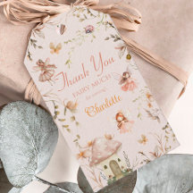 Fairy Mushroom Cottage Boho Watercolor Birthday