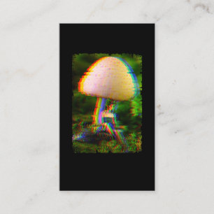 Fairy Mushroom Psychedelic Crazy Minds Visitkort
