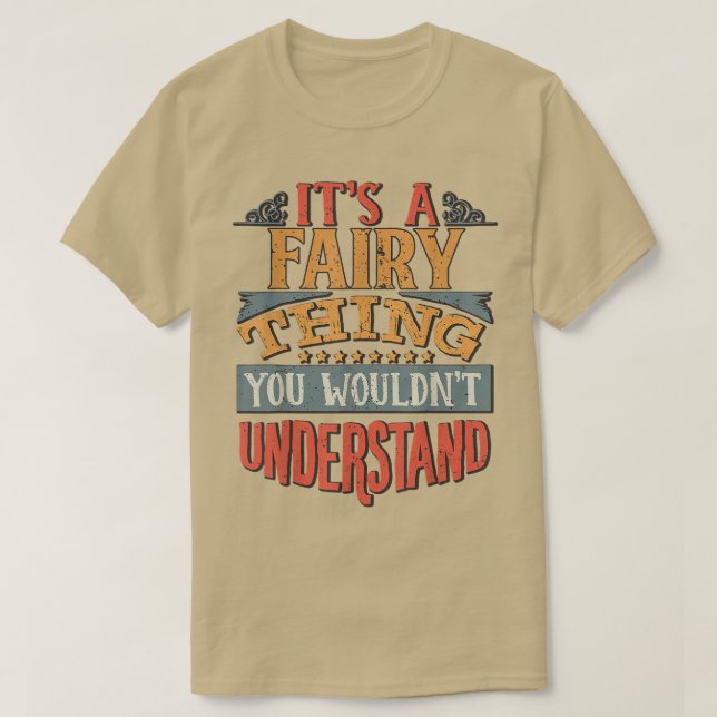 Fairy Namn T Shirt (Design framsida)