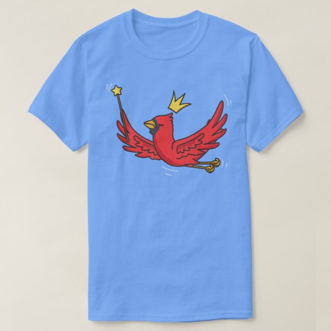 Fairy Northern Kardinal Wildlife Mystical Bird Fai T Shirt (Design framsida)
