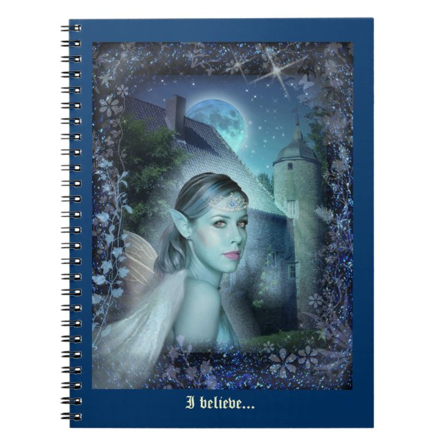 Fairy Notebook w/your Title Anteckningsbok Med Spiral (Framsidan)
