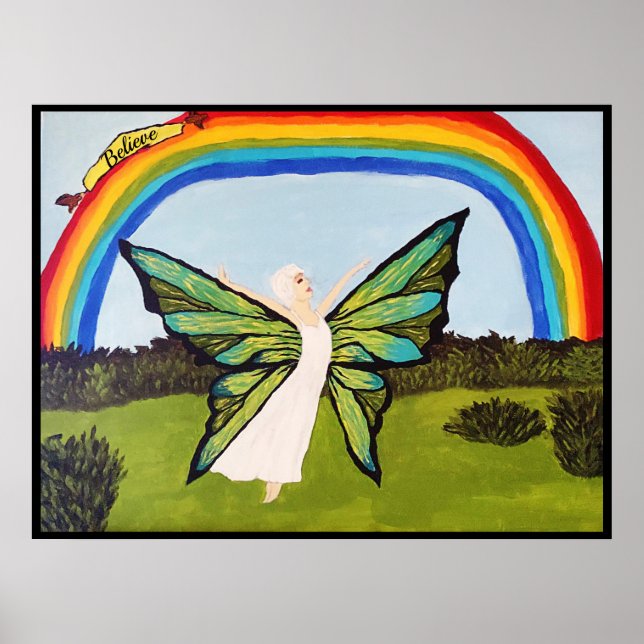 FAIRY OCH RAINBOW POSTER (Framsidan)
