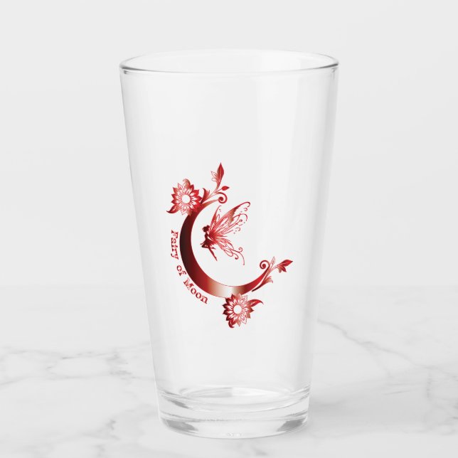 Fairy of moon Women Drinkware Glaskopp (Framsida)