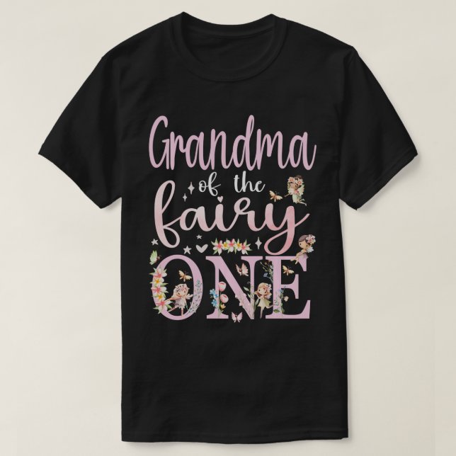 Fairy One Gigi 1st Birthday Party F T Shirt (Design framsida)