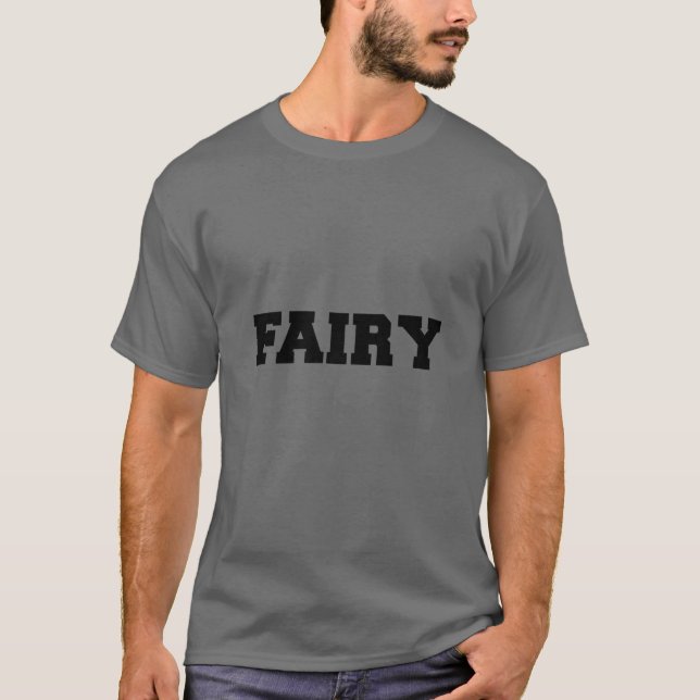 Fairy Ord Halloween Costume T Shirt (Framsida)