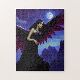 Fairy på berget med Måne Pussel