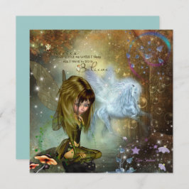 Fairy Pixie Pegasus Fantasy Card