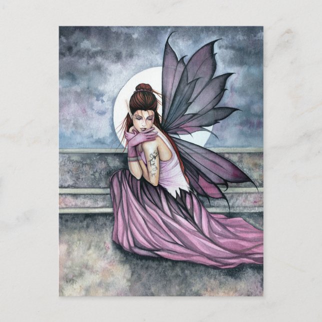 Fairy Postcard 'Hiding' av Molly Harrison Vykort (Framsida)