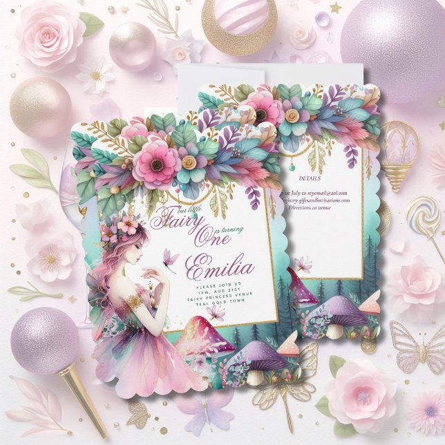 Fairy Princess 1st Birthday eller EDIT AGE Teal Gu (Skapare uppladdad)