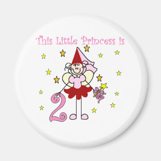 Fairy Princess 2:a födelsedagen Magnet