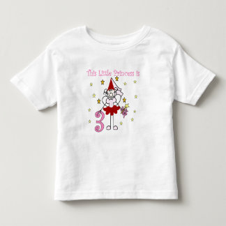 Fairy Princess 3:e födelsedag Tshirts och presente
