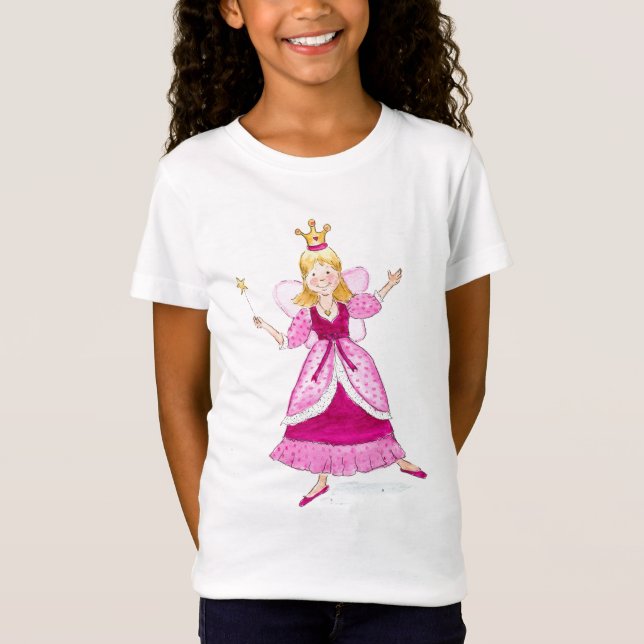Fairy Princess Girls T-shirt (Framsida)